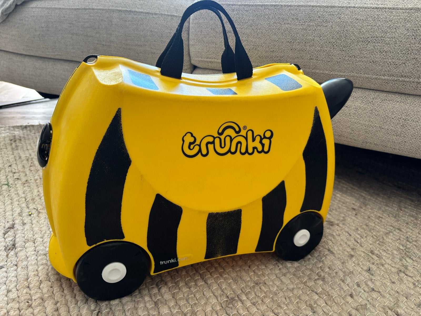 Trunki Kinderkoffer Bij - Geel/Zwart, 40 tot 60 cm, Gebruikt, 20 tot 30 cm, Geel