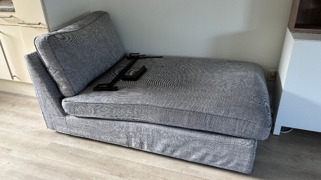 Ikea Kivik chaise longue - Isunda grijs, Ophalen, Gebruikt, Eenpersoons, 150 cm of meer