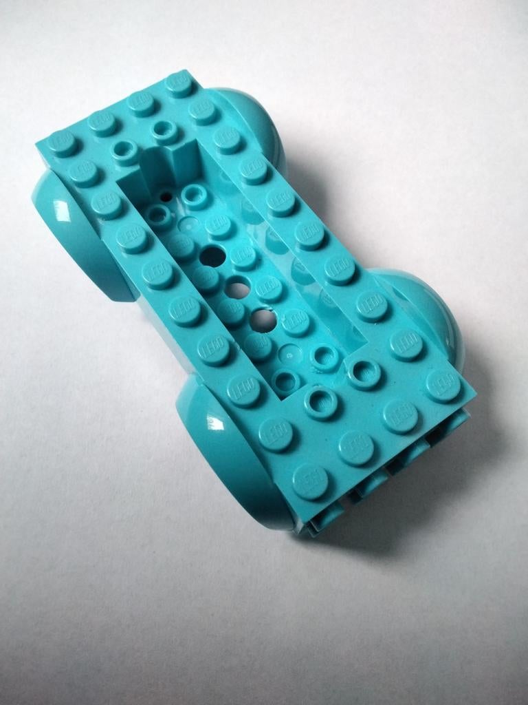 Lego auto basis 11650 kleur medium azuur blauw, Ophalen of Verzenden, Gebruikt, Losse stenen, Lego