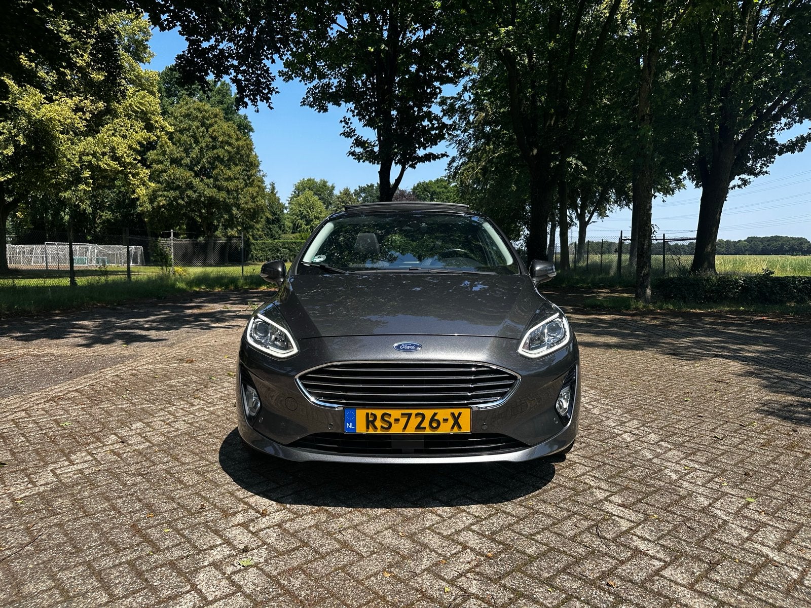 Ford Fiësta 1.0 Ecoboost 2018 pano/carplay/adaptive cruise, Auto's, Ford, 1063 kg, Origineel Nederlands, Zilver of Grijs, 998 cc