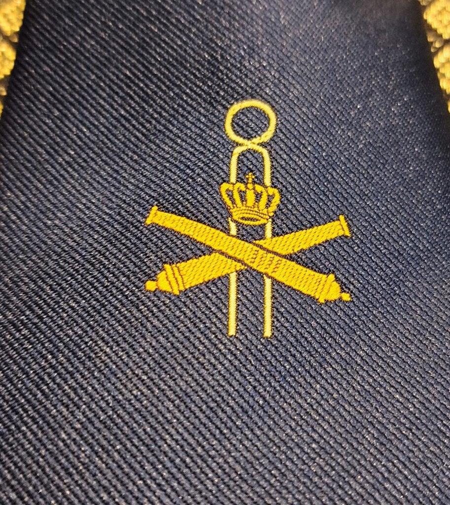 Koninklijke Landmacht Korps Rijdende Artillerie stropdas, Ophalen of Verzenden, Landmacht, Nederland, Kleding of Schoenen