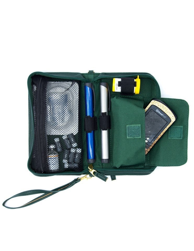 Prikkedief Combi Clutch Groen - Diabetes Organizer Tasje, Ophalen of Verzenden, Nieuw, Groen, Overige typen