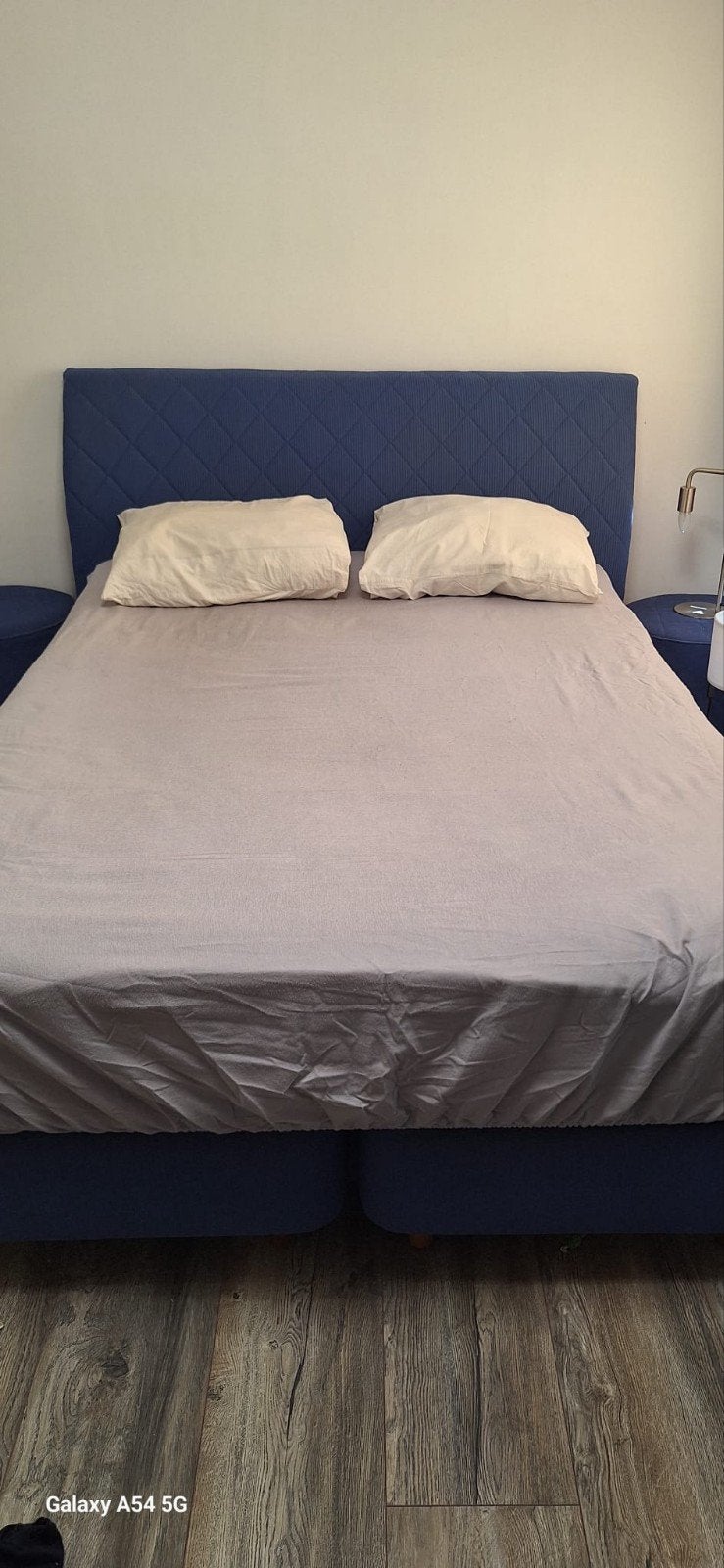 GRATIS! Boxspring moet vrijdag weg!, Huis en Inrichting, Slaapkamer | Boxsprings, Ophalen, Gebruikt, Tweepersoons