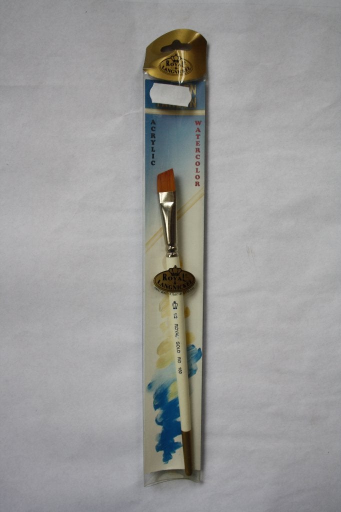 Royal golden taklon slanted shader penseel R160 1/2, Ophalen of Verzenden, Nieuw, Penseel of Kwast
