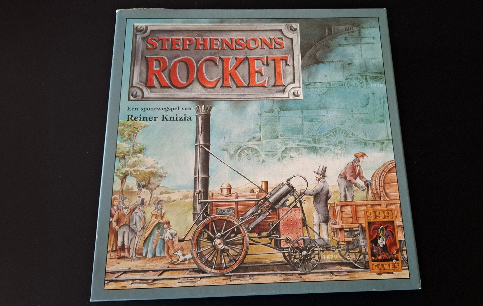 Stephenson's Rocket: Tactisch Spoorwegspel van Reiner Knizia, Drie of vier spelers, Ophalen of Verzenden, Gebruikt, 999 Games