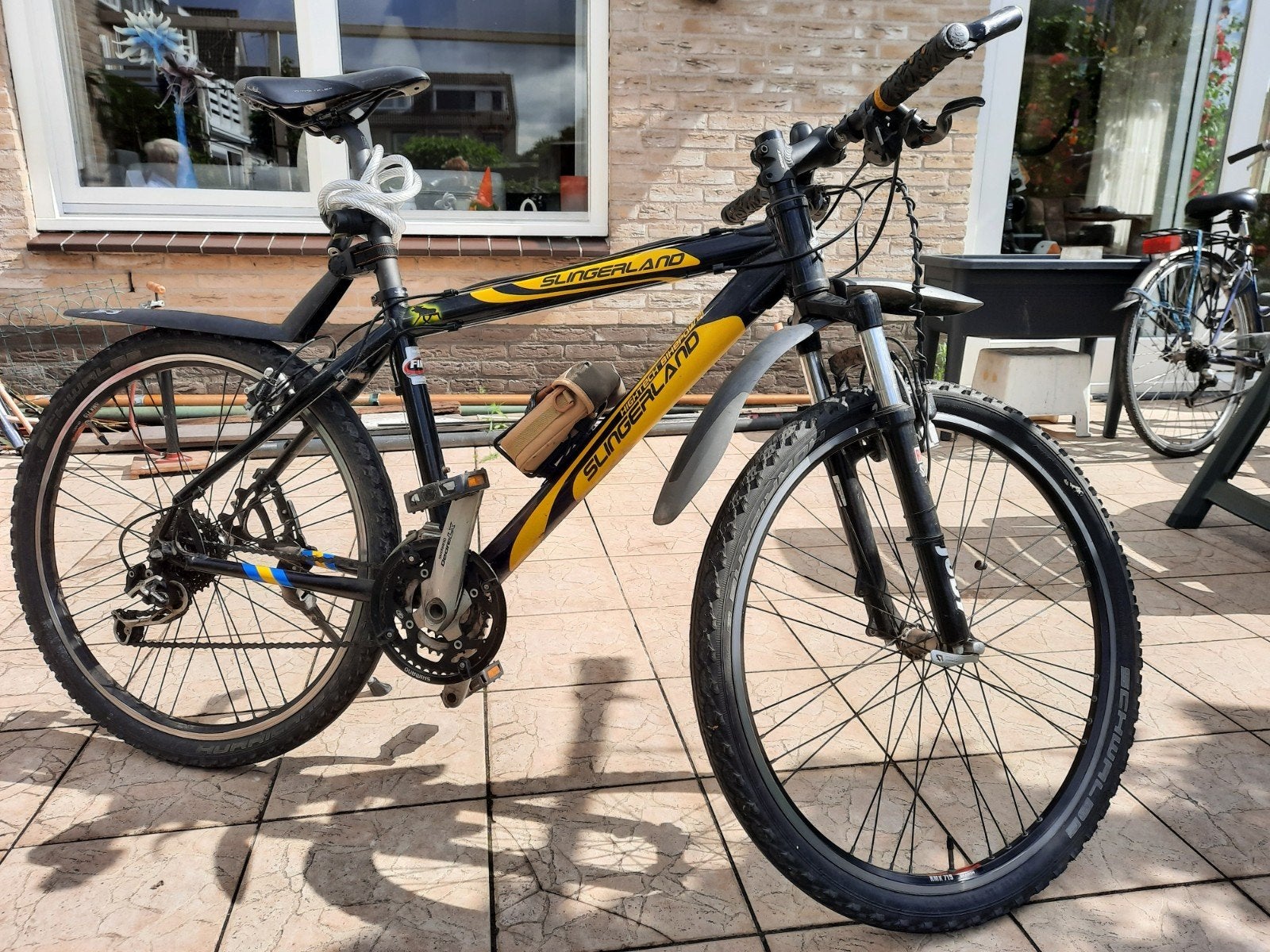Slingerland Mountainbike - Zwart/Geel, Goede Staat, Ophalen of Verzenden, Gebruikt, Overige merken