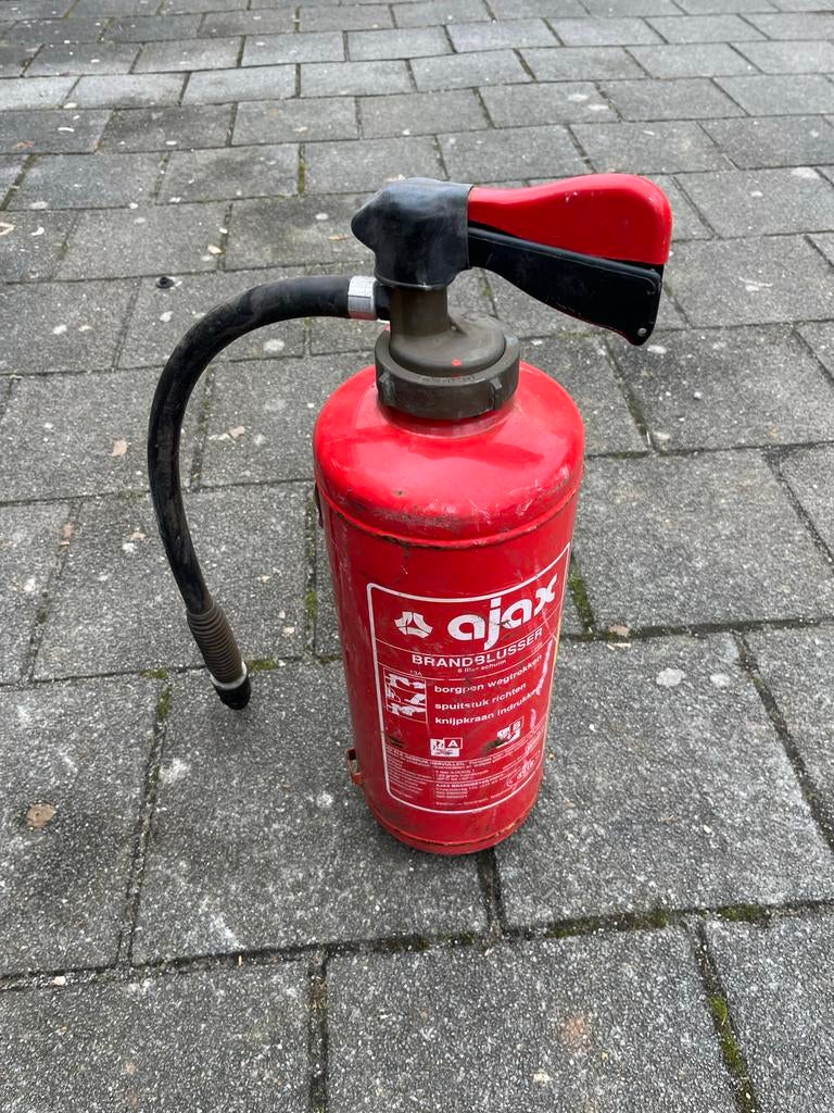Lege Ajax brandblusser - Decoratie/onderdelen, Huis en Inrichting, Brandblussers en Brandkasten, Ophalen of Verzenden, Gebruikt