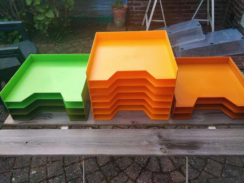 Discofoon vinyl LP opbergbakken, Verzamelen, Retro, Huis en Inrichting, Verzenden