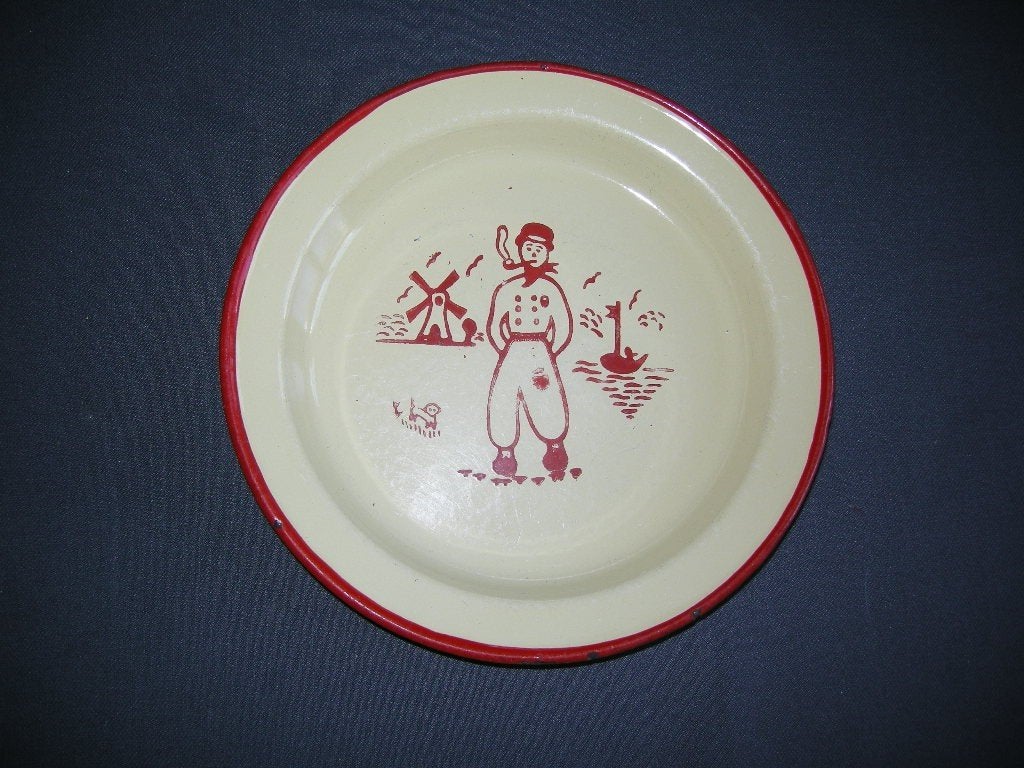Molenaar's kindermeel bordje doorsnee 20 cm., Antiek en Kunst, Ophalen of Verzenden