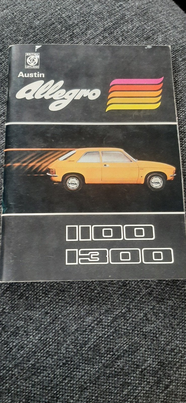 AUSTIN  ALLEGRO  1100 & 1300  INSTRUCTIEBOEKJE   1-STE  DRUK, Ophalen of Verzenden