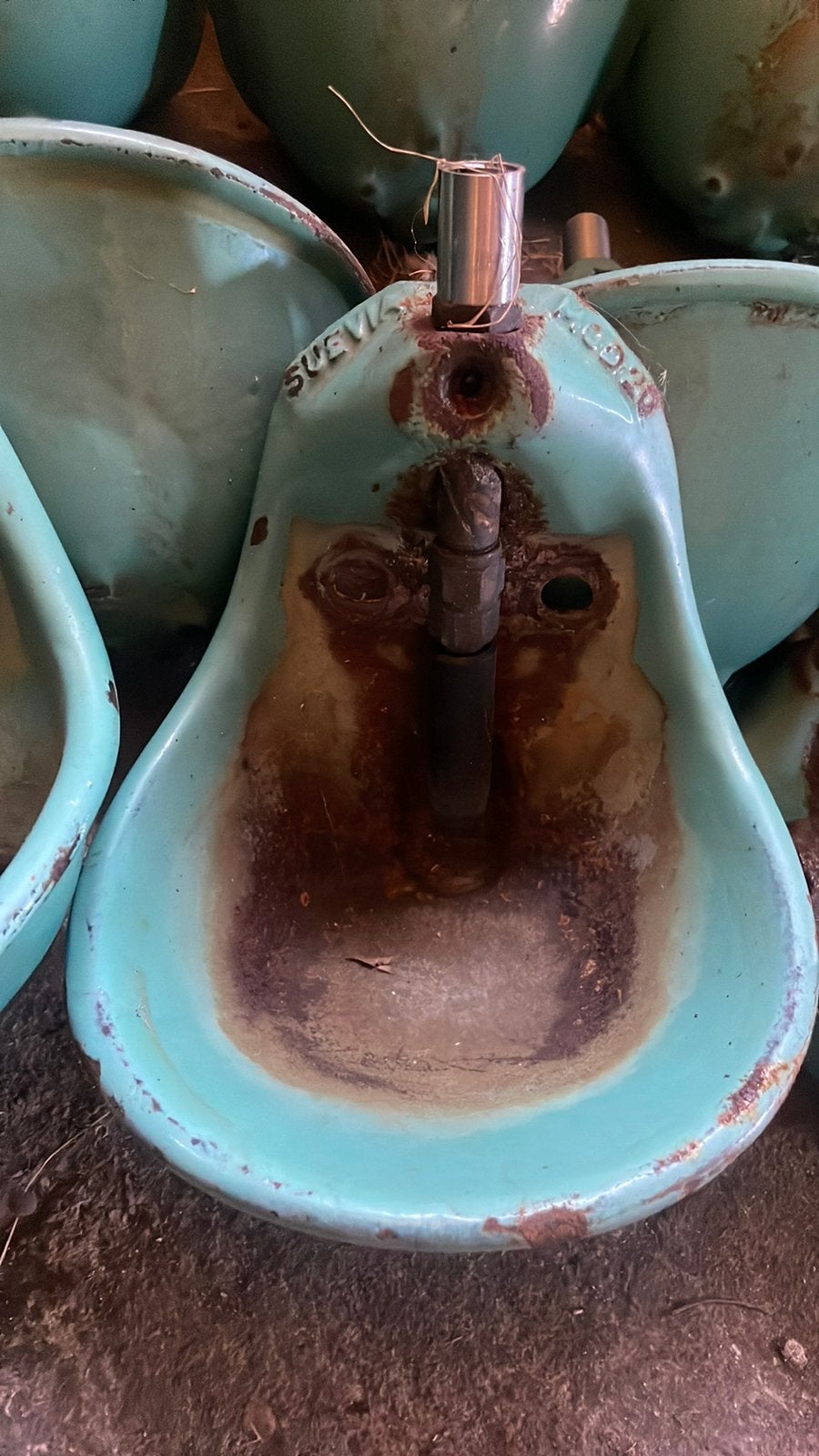 Suevia Waterbak, drinkbak , drinknippel, Ophalen, Gebruikt