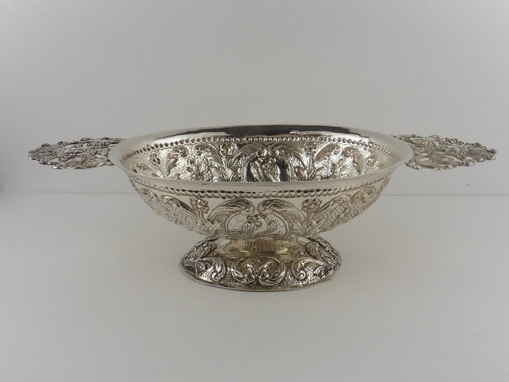 Zilveren brandewijnkom                                   Z26, Ophalen of Verzenden, Zilver