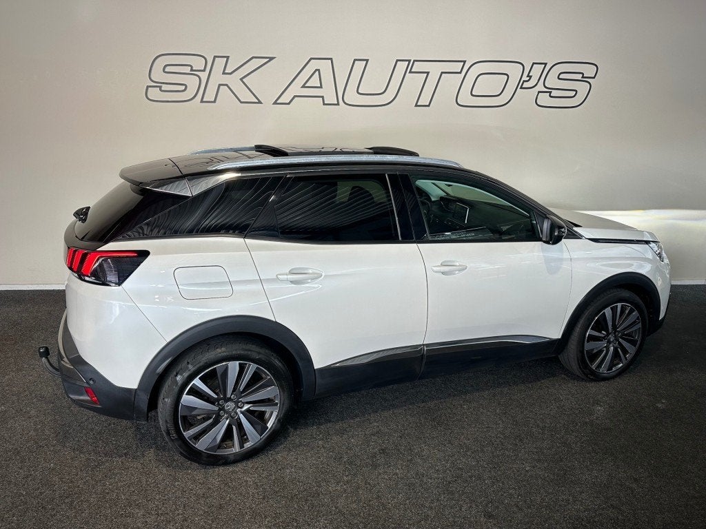 Peugeot 3008 1.2 PURETECH ALLURE l NAP l 360CAM l TRKHAAK l, Gebruikt, 1199 cc, Met garantie (alle), Wit