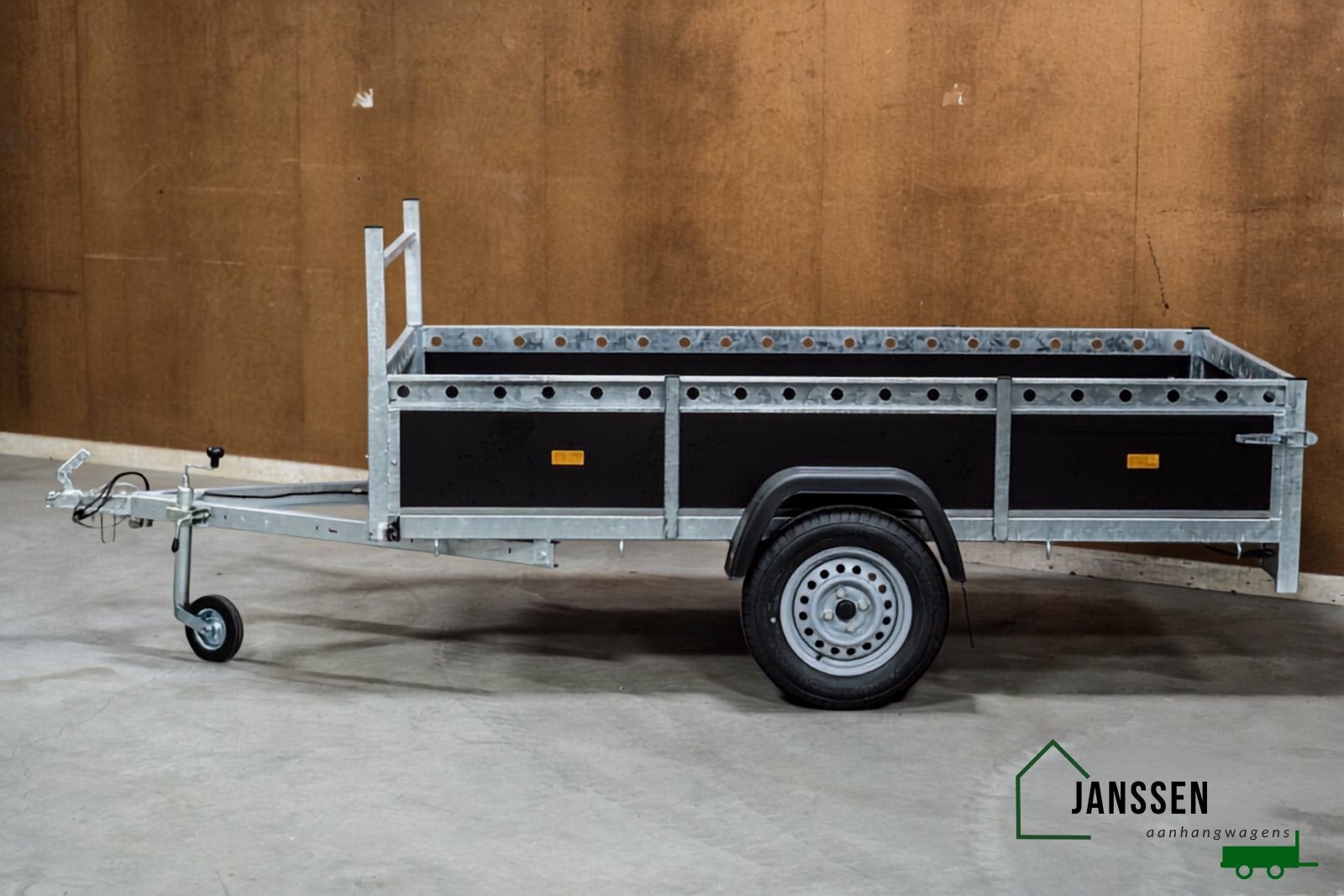 NIEUW VDM Enkelasser 750kg 258x132 cm, Ophalen, -, -, Nieuw