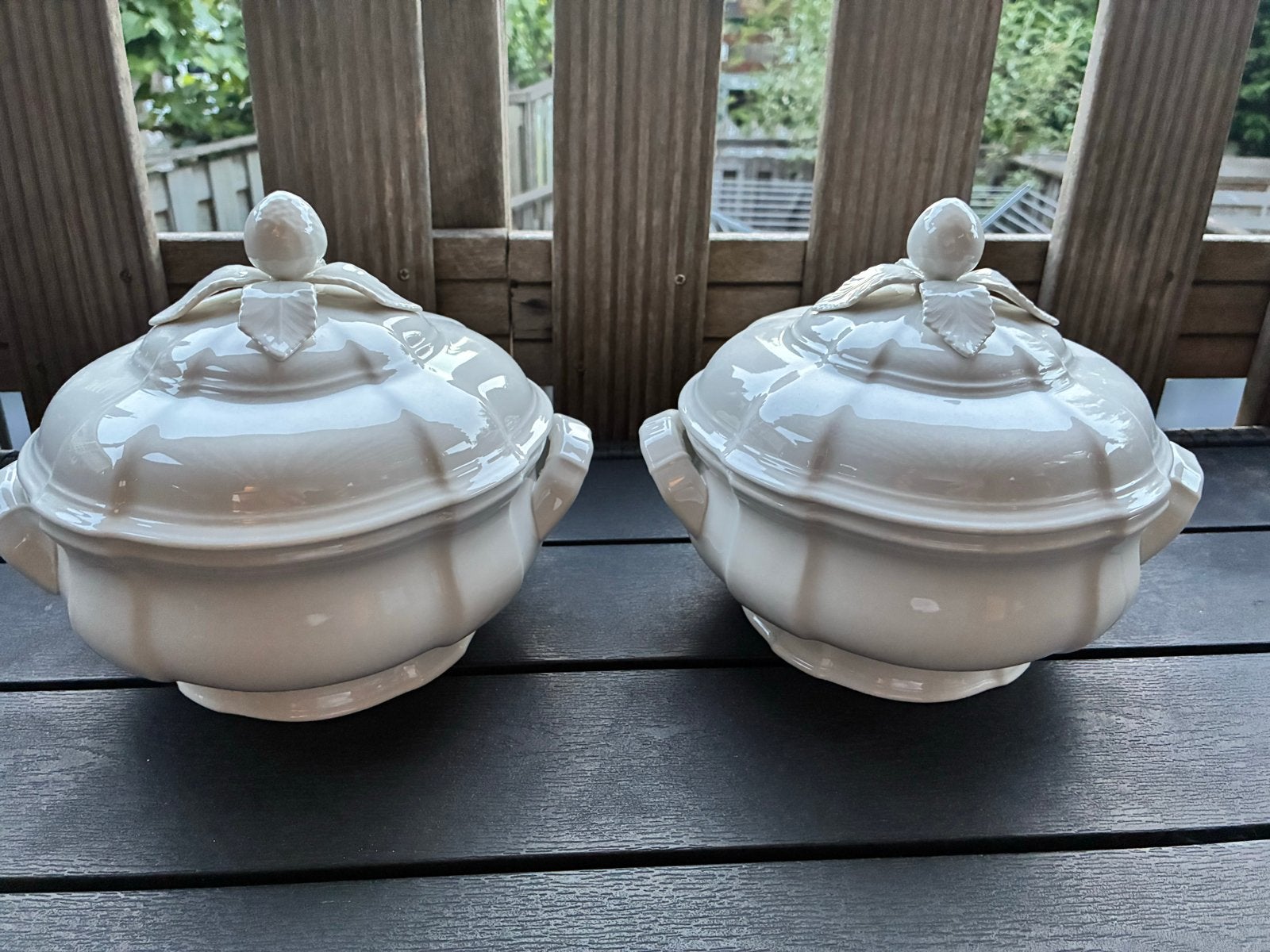 2x Villeroy & Boch Manoir soepterrine met deksel, Huis en Inrichting, Keuken | Servies, Ophalen, Overige typen, Zo goed als nieuw