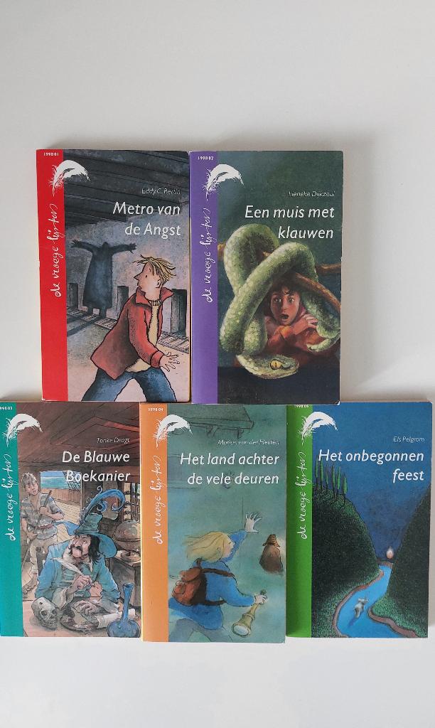 De Vroege lijsters set 1998, 5 boeken (10 – 13 jaar), Diverse auteurs, Ophalen of Verzenden, Zo goed als nieuw, Fictie