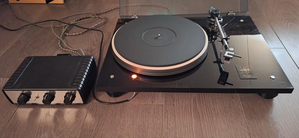 Hoogwaardige Platenspeler JBE 7001 met een DECCA TONEARM, Audio, Tv en Foto, Platenspelers, Gebruikt, Pitch-regelaar, Platenspeler