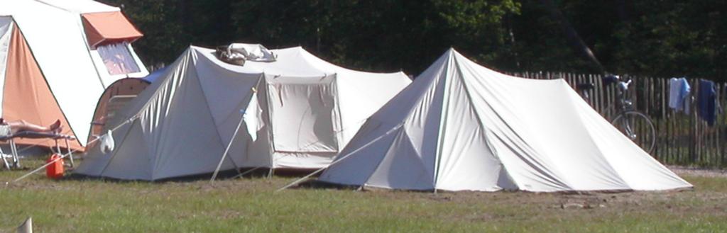 2x Papillon / Koningspage 2-persoons tenten, Ophalen of Verzenden, Gebruikt, Tot en met 4