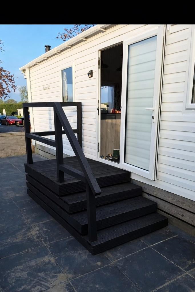 Opstap Chalet, Pipowagen, Recreatiewoning, Trap, Ladder, Ophalen of Verzenden