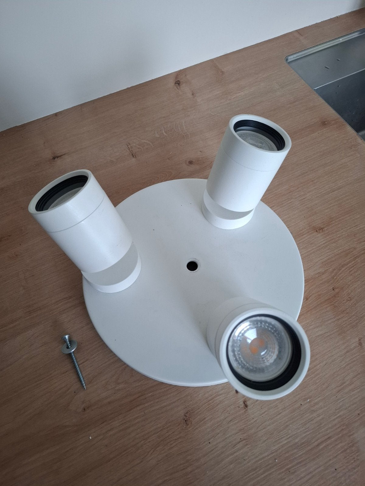 Ikea Nymane led 3 spots plafondlamp, Ophalen, Zo goed als nieuw