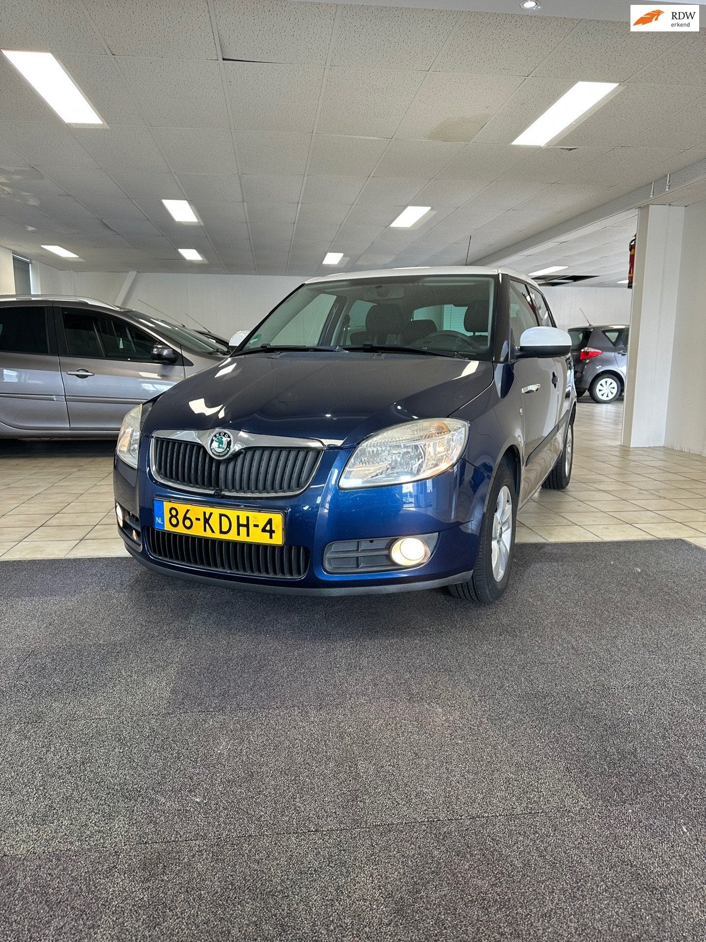 Skoda Fabia 1.2-12V Tour.NAP,Airco,Cruiscontrol,NAVI, Auto's, Voorwielaandrijving, Blauw, 1198 cc, Bedrijf
