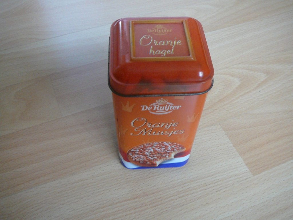 de Ruyter blikje oranje muisjes, Verzamelen, Ophalen of Verzenden, Overige