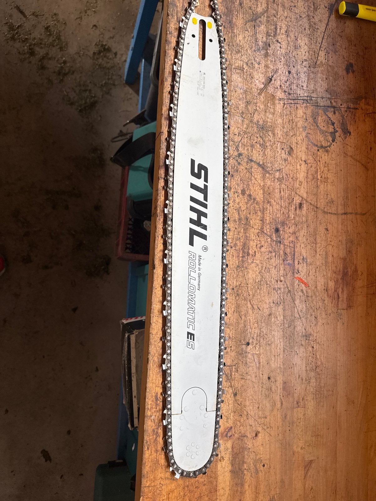 Stihl Kettingzaagblad 3/8 1,6mm 84 schakels, Doe-het-zelf en Verbouw, Gereedschap | Zaagmachines, Ophalen, Gebruikt, Kettingzaag