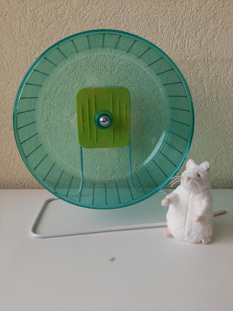 Fijn looprad (loopwiel/-molen) hamster/rat (groot), Dieren en Toebehoren, Knaagdieren en Konijnen | Toebehoren, Ophalen, Zo goed als nieuw