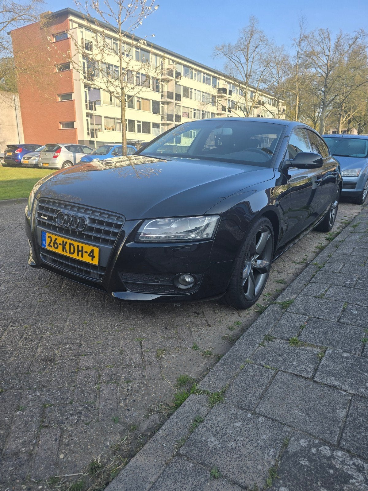 Audi A5 2.0 Tfsi 155KW Sportback QT S-tr 2009 Zwart, Automaat, 4 cilinders, 1984 cc, 4 stoelen