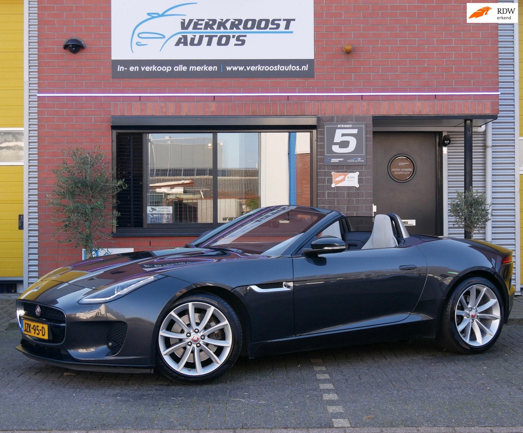 Jaguar F-TYPE 2.0T R-Dynamic. stoelverwarming. sportuitlaat., Auto's, Jaguar, Achterwielaandrijving, Euro 6, Cabriolet, 2 stoelen