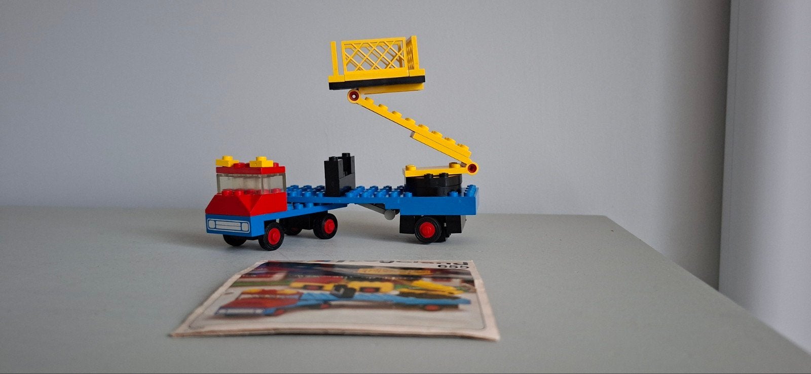 Lego vintage set 655 mobile hydraulic hoist, Gebruikt, Overige thema's, Lego, Compleet