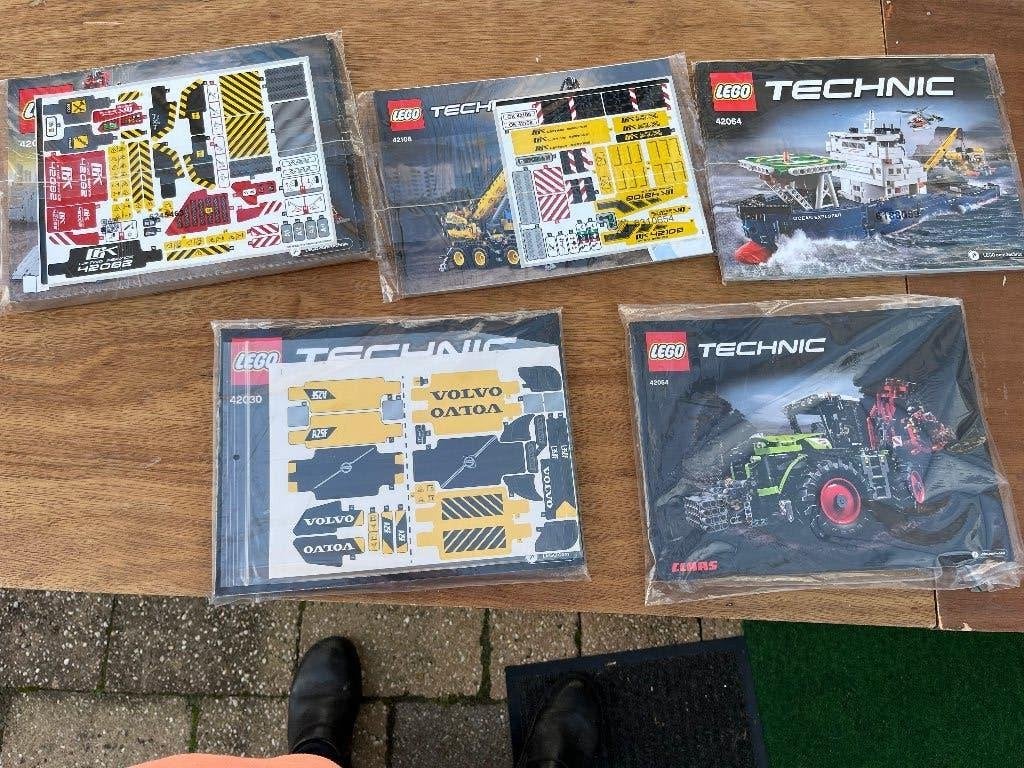 lego technic alleen bouwboeken 42082,42064,42108,42030,42054, Ophalen of Verzenden, Nieuw, Lego, Technic