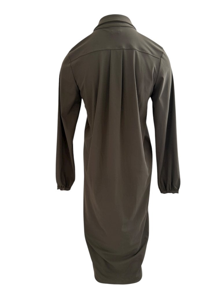 Bellamy jurk S, Ophalen of Verzenden, Zo goed als nieuw, Onder de knie, Groen