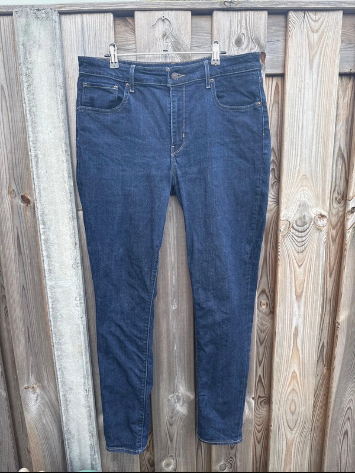 Levi’s broek, Ophalen, Gedragen, Blauw, W27 (confectie 34) of kleiner