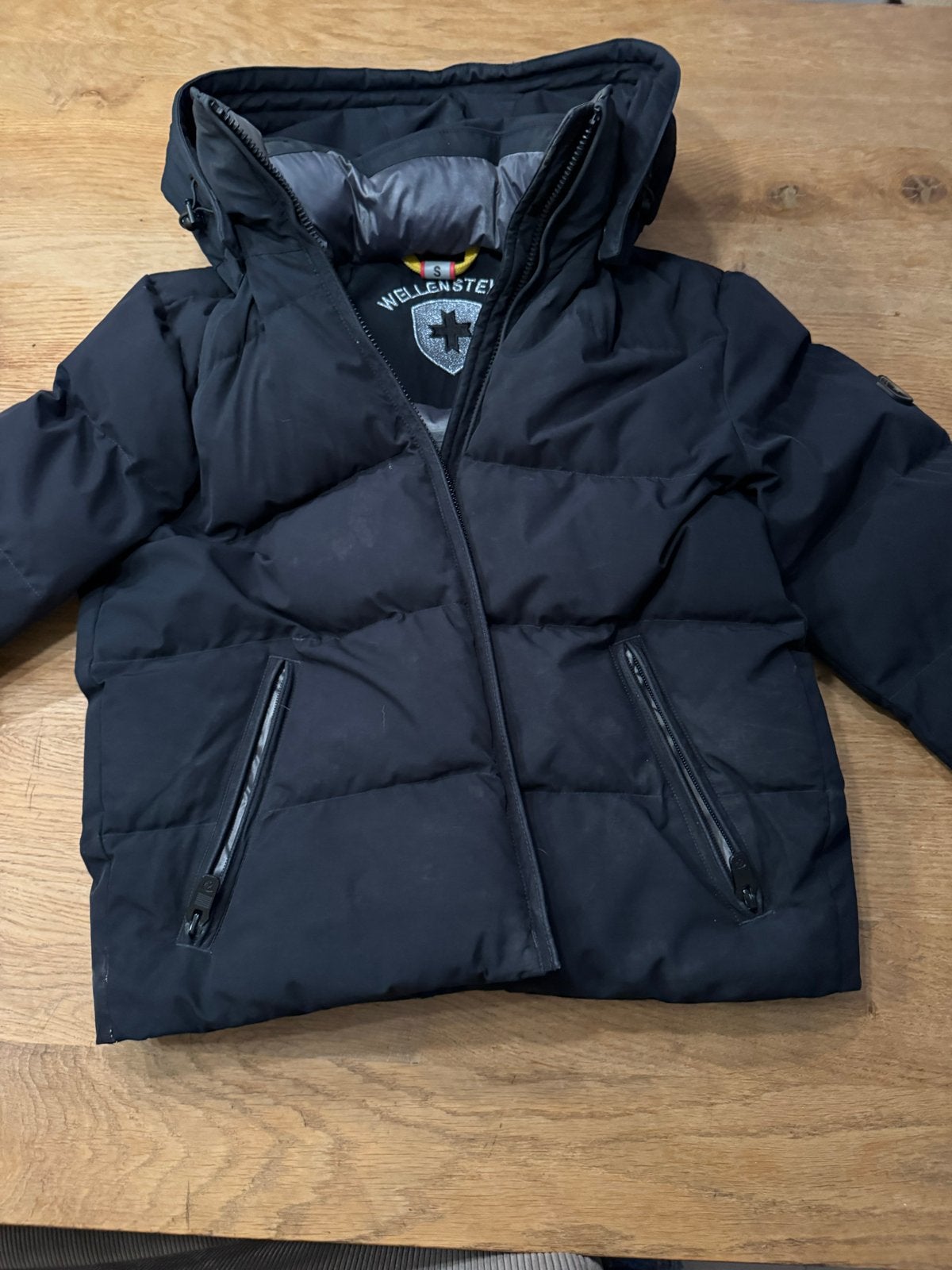 Wellensteyn Winterjas donkerblauw, Ophalen of Verzenden, Gedragen, Maat 36 (S), Blauw