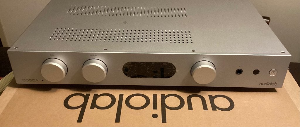 Audiolab 6000A Geïntegreerde Versterker - ruilen mogelijk, Overige merken, Ophalen of Verzenden, Zo goed als nieuw, 60 tot 120 watt