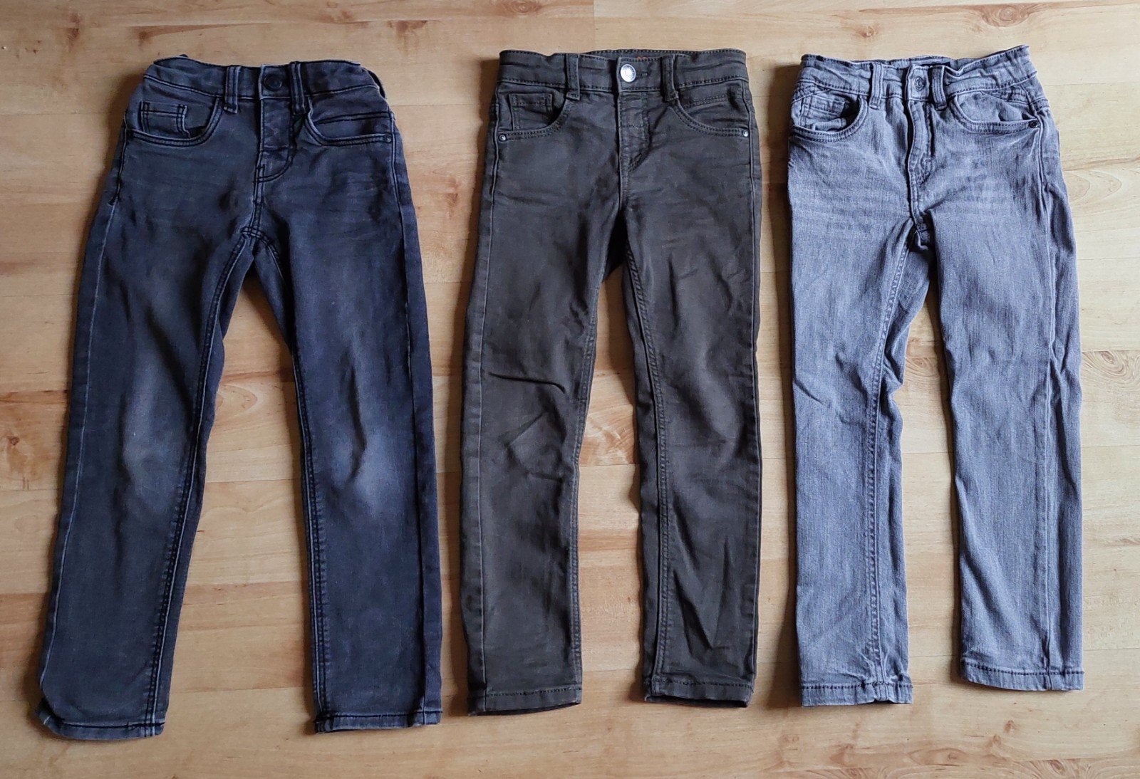 3x Skinny Fit jeans (Hema, Europe Kids, Terstal) - Maat 116, Broek, Gebruikt, Hema, Terstal, Ophalen of Verzenden