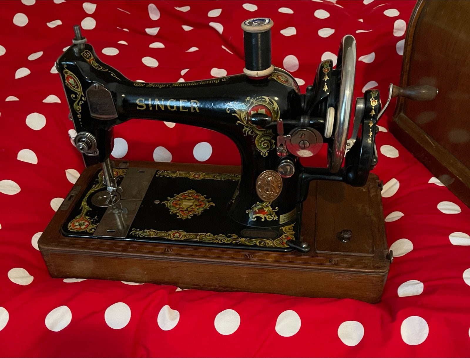 Antieke Singer Naaimachine F8436054 - Decoratief en Function, Ophalen