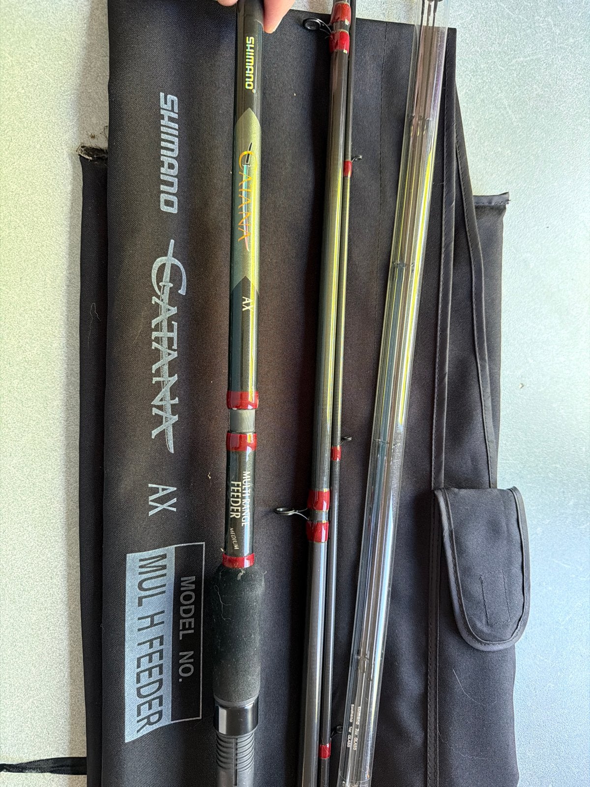 Ongebruikte Shimano Catana Medium Feeder 11-13 ft, Watersport en Boten, Ophalen of Verzenden, Nieuw, Werphengel