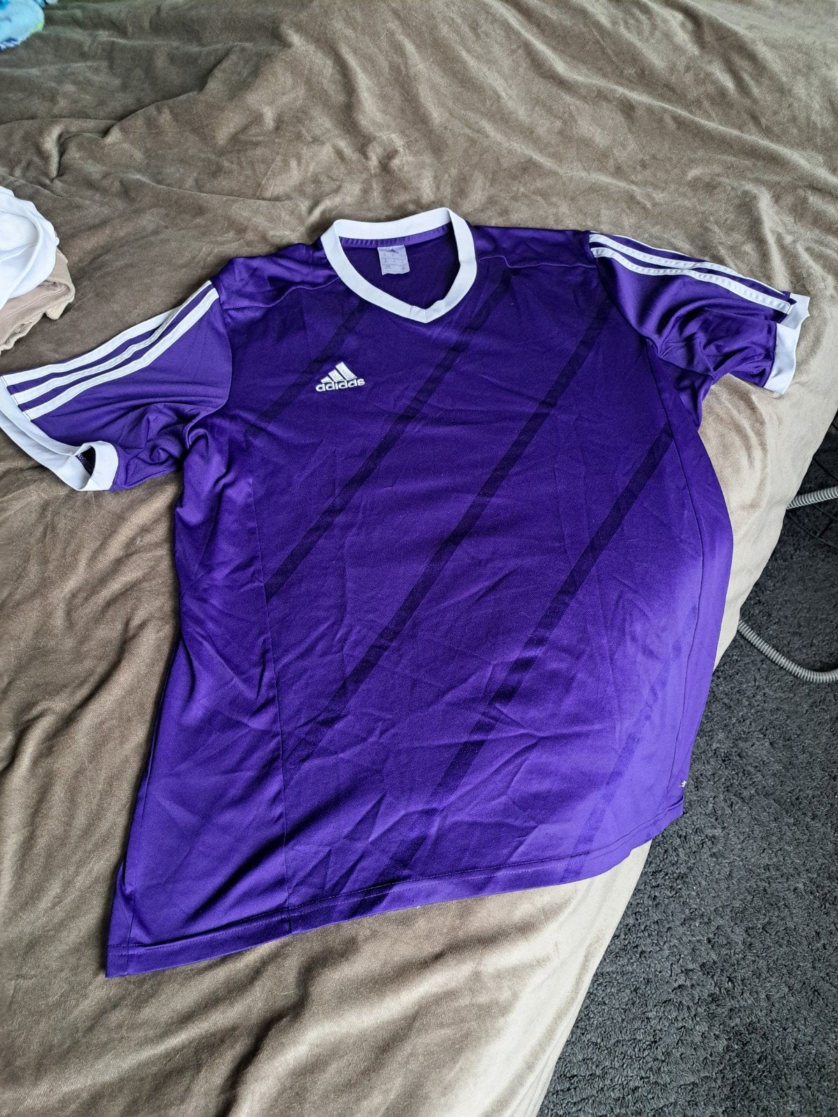 Adidas ClimaCool Voetbalshirt Paars Maat XL, Paars, Maat 56/58 (XL), Ophalen of Verzenden, Zo goed als nieuw