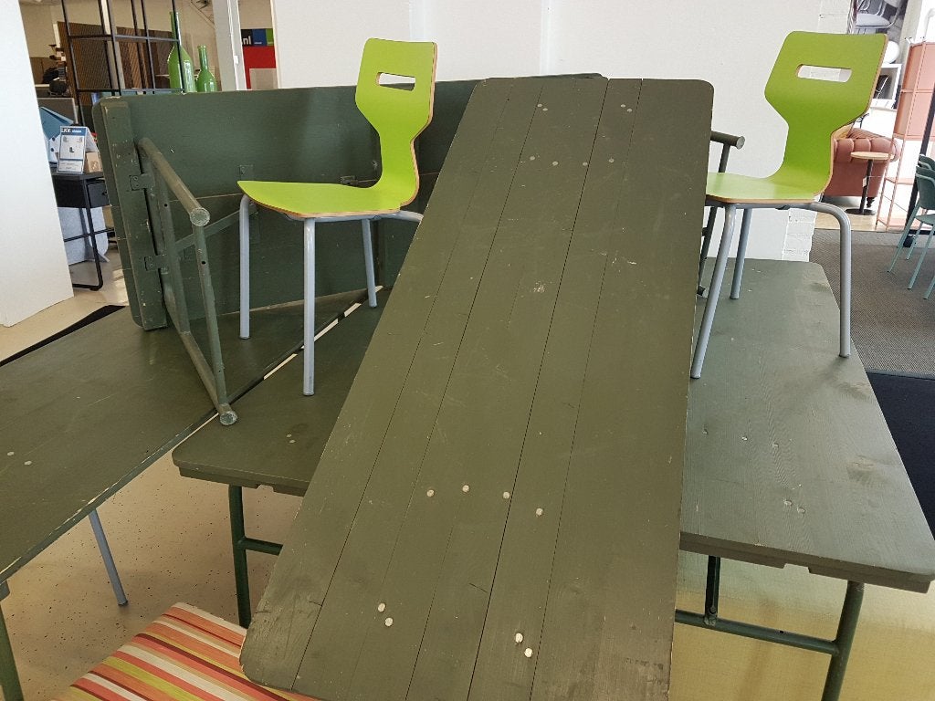 Legertafels I Armytable I Veldtafels I Klaptafels, Gebruikt, 50 tot 100 cm, Army  Leger klaptafel veldtafel, 150 tot 200 cm