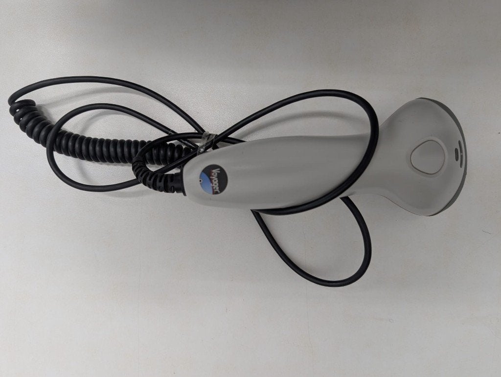 Partij Metrologic MS9520 Voyager Barcode Scanner USB, Computers en Software, Scanners, Ophalen of Verzenden, Gebruikt, Barcodescanner