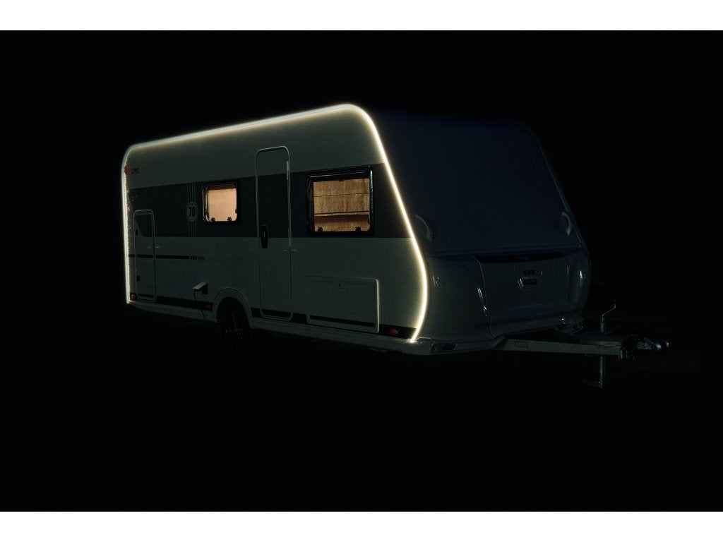 LMC Style 490 K Grey Line, 2027 model, stapelbedden!!, Caravans en Kamperen, Serviceluik, Rondzit, Bedrijf, 5 tot 6 meter