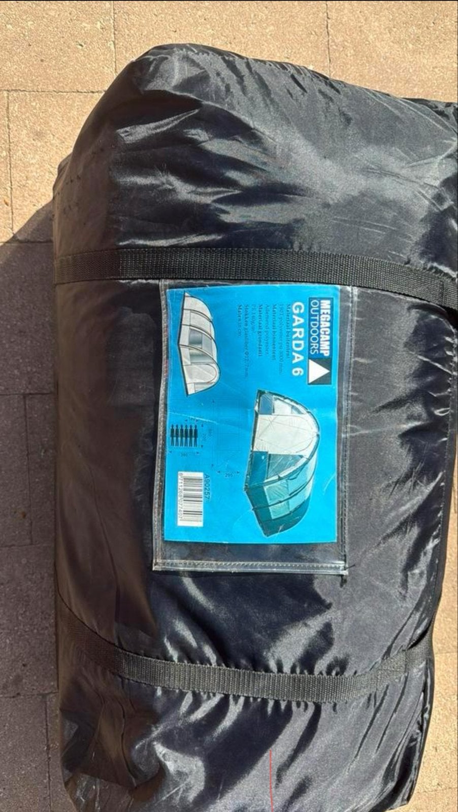 Megacamp Outdoors Garda 6 tent  - Slechts 2 keer gebruikt!, Ophalen of Verzenden, Zo goed als nieuw, Meer dan 6