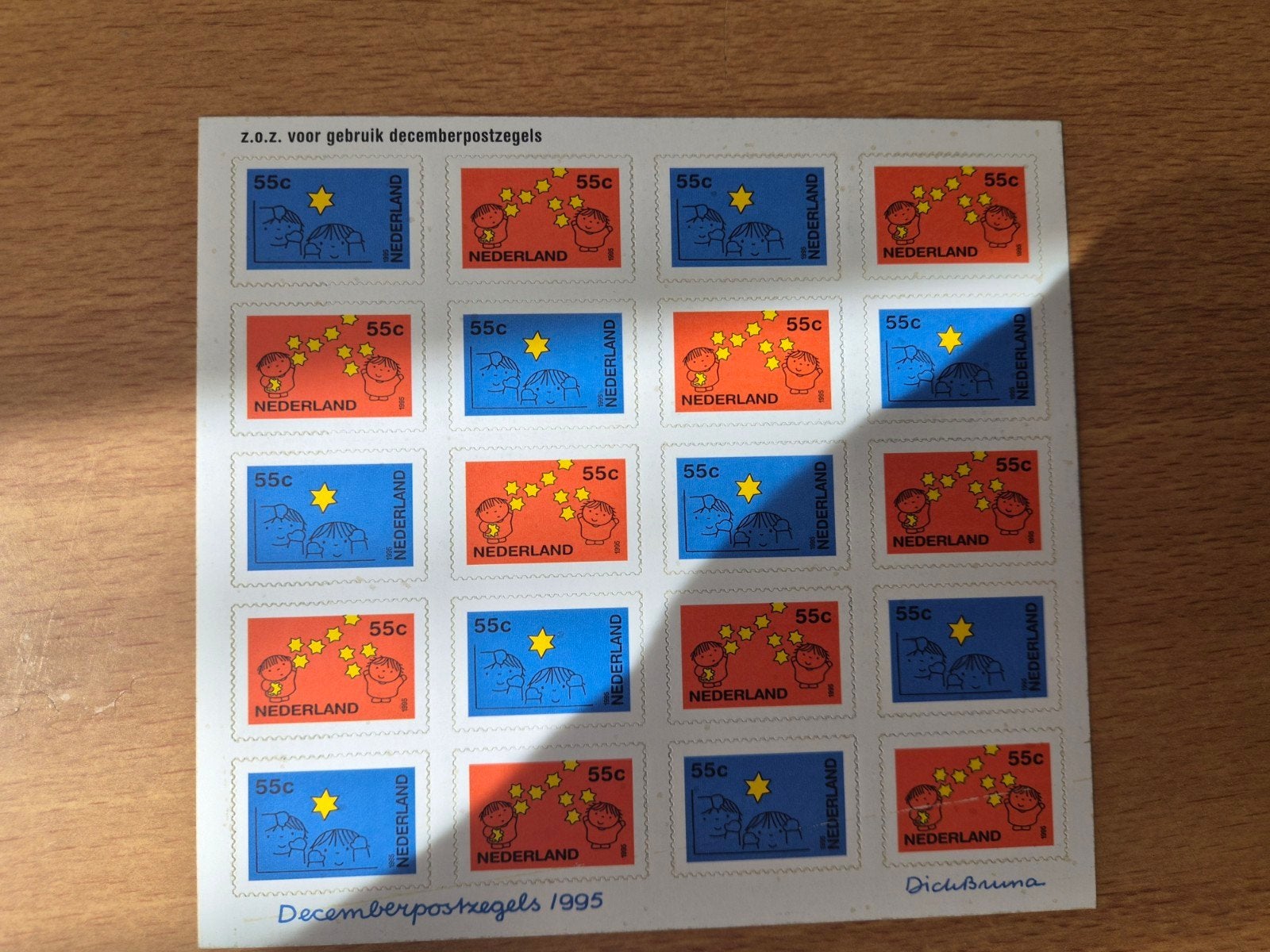 December zegels 1995, Postzegels en Munten, Postzegels | Nederland, Ophalen of Verzenden