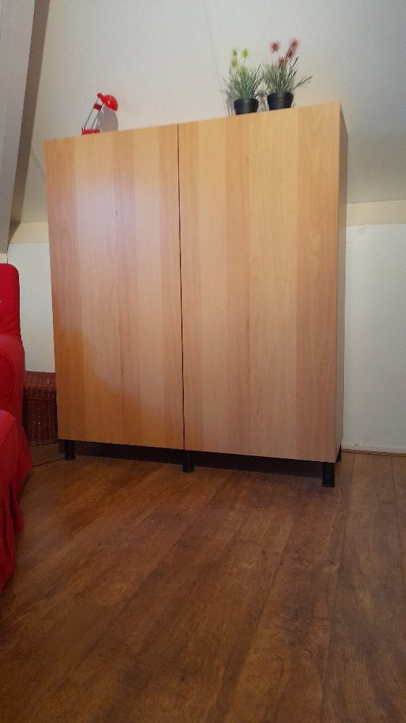 Ikea Besta kast met 6 verstelbare planken, Ophalen, 100 tot 150 cm, 100 tot 150 cm, Zo goed als nieuw