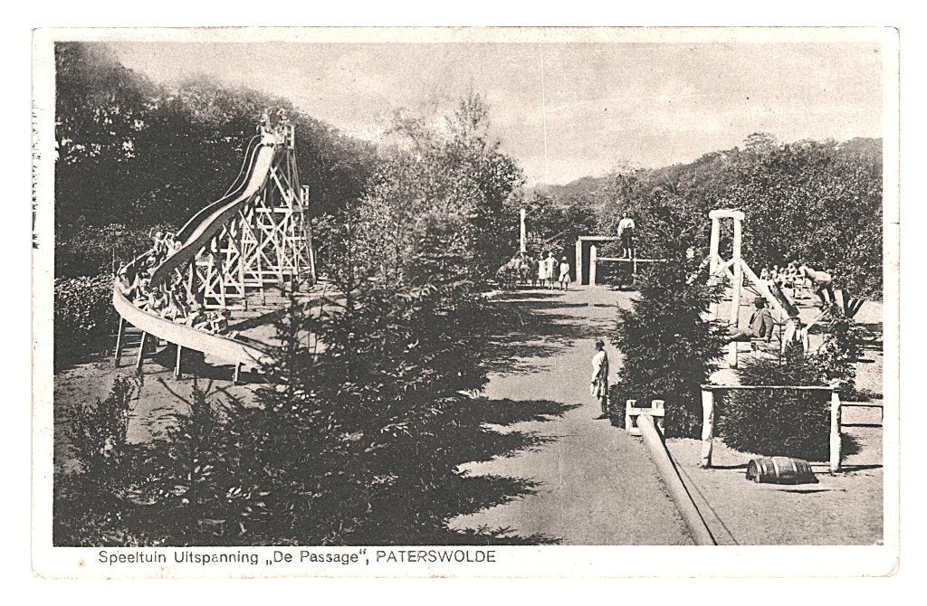 948990	Paterswolde	Dr 1929 Uitspanning De Passage	Speeltuin, Ophalen of Verzenden, 1920 tot 1940, Gelopen, Drenthe
