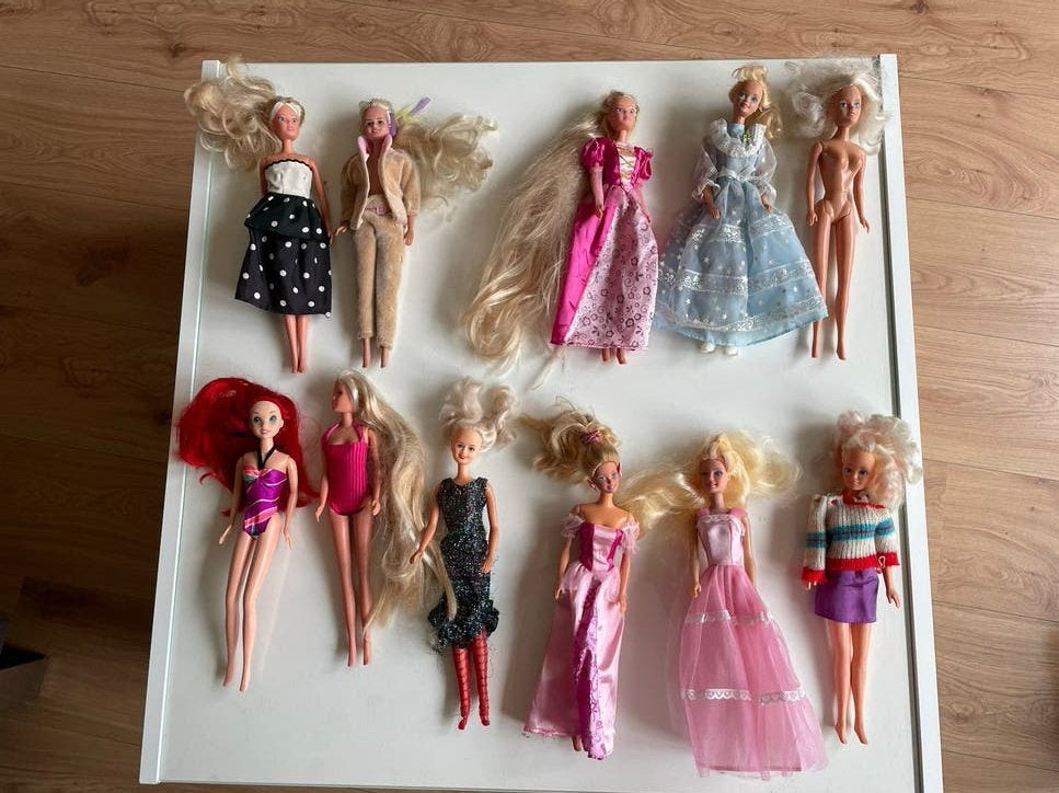 Grote collectie vintage Barbie poppen en accessoires jaren 8, Kinderen en Baby's, Ophalen of Verzenden, Gebruikt, Barbie