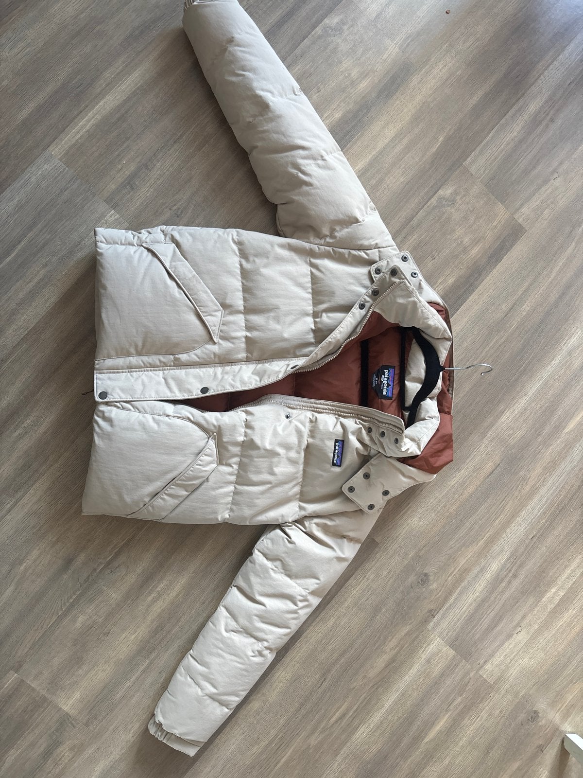 Patagonia Winterjas - Warm en Stijlvol, Ophalen of Verzenden, Zo goed als nieuw, Beige