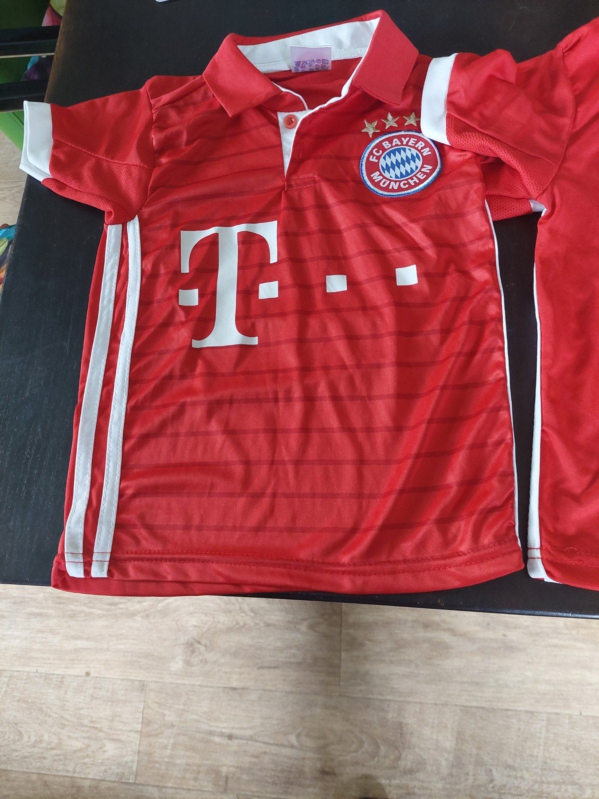 2 vintage Bayern München shirts Müller 25  maat 104, Maat XS of kleiner, Ophalen of Verzenden, Zo goed als nieuw, Shirt